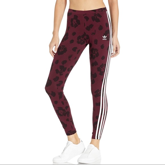 leopard print adidas leggings